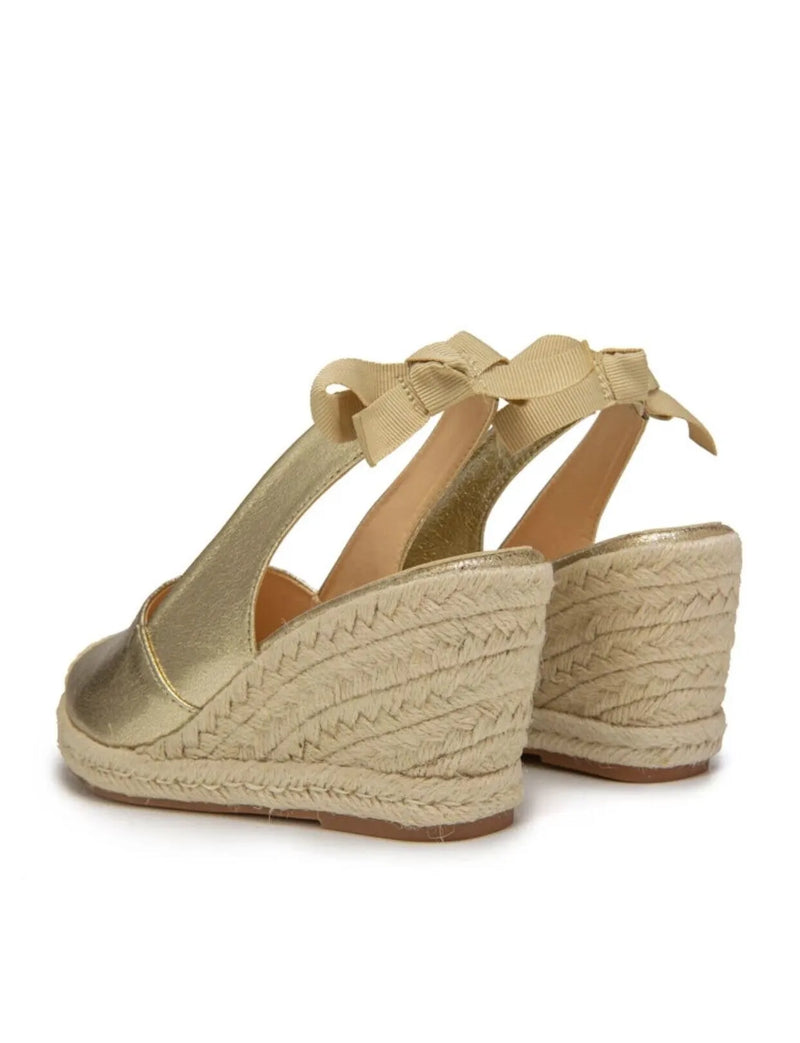 Wedges Sandals For Women Closed Toe Bandage Espadrille Stylish Shoes TDL-J26GD